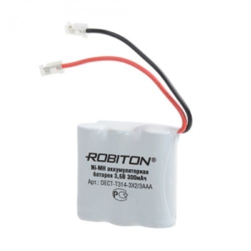 Аккумулятор RTF DECT-T314-3X2/3АAA 3,6В, 0,3Ач Robiton
