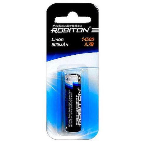 Аккумулятор 14500 3,7В, 0,9Ач Robiton
