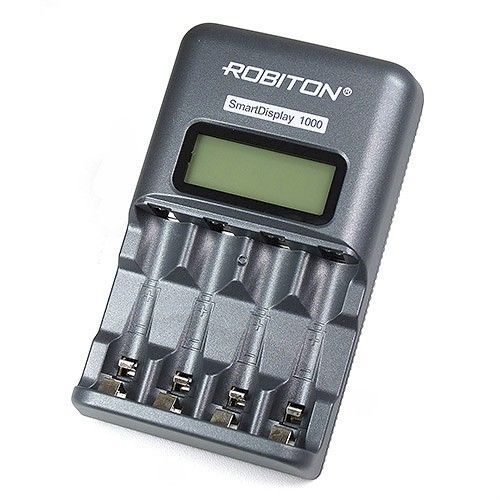 Зарядное у-во Robiton SmartDisplay 1000 (до 4АКБ, AA/AAA, автомат.)