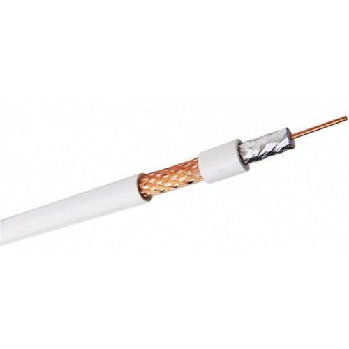 Кабель коаксиальный RG-6U CCS1048 prof, 75Ом, белый