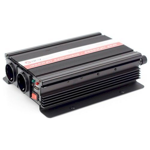 Инвертор ACV DC-1006 (12/220В, 1000Вт, USB)