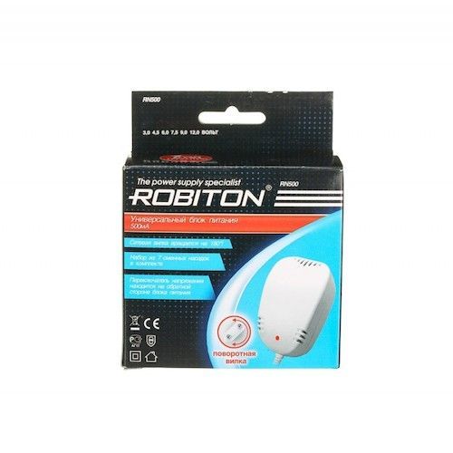 Блок питания нестаб. Robiton RN500 (220/3-12В, 0,5A)