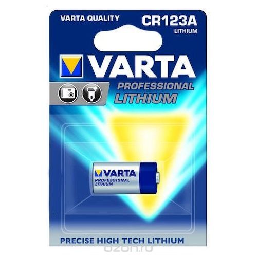 Батарейка CR123 Varta Lithium, 3В (1шт)