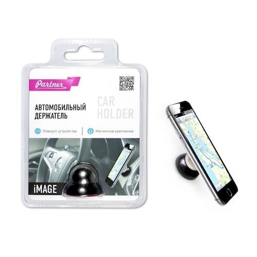 Держатель для смартфона Partner iMage (магнит, 3М-скотч)