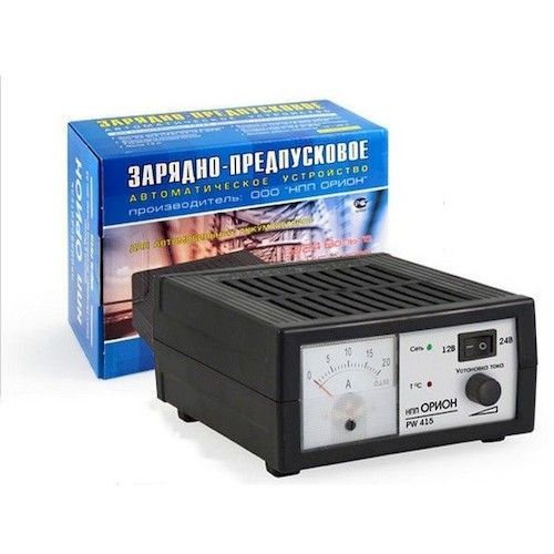 Зарядно-предпусковое у-во Вымпел-415 (15/30В, 0,8-20A, амперметр, автомат)