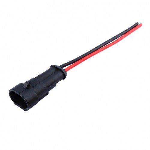 Разъем-гнездо авто DJ7021-1.5-21 с проводом (20см)