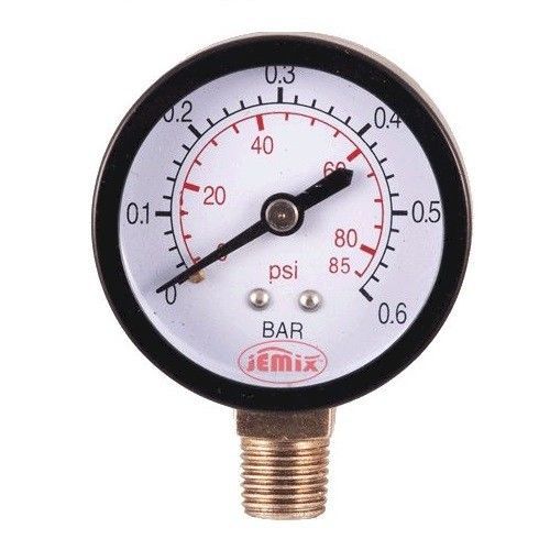 Манометр вертикальный 1/4" 6.0 бар 50мм JEMIX XPS-R