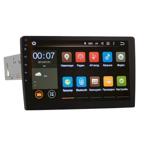 Автомагнитола USB/SD Recxon iSmart 10" GPS (поворотный дисплей)