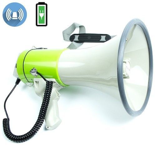 Мегафон ручной TerraSound ЭМ-25с (25/50Вт, 2000м, запись/воспр., C/12В)