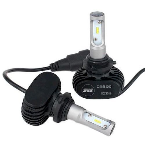 К-т светодиодных ламп SVS HB4(9006) серии S1 CSP-чип IP67 9-32V, 4000Lm, 5000K