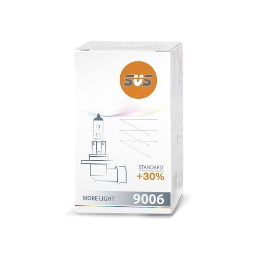 Автолампа галогенная SVS HB4 12V, 55W, P22d Standard+30%