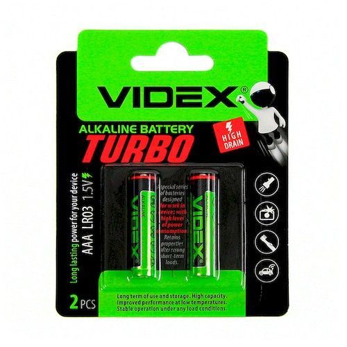 Батарейка LR03 Epilso/Videx Turbo (2шт)