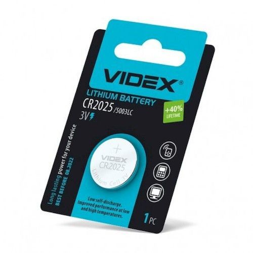 Батарейка CR2025 Epilso/Videx Lithium (1шт)