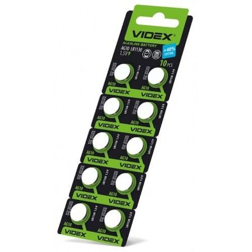 Батарейка AG10/LR1130/LR54/389 Epilso/Videx (1шт)