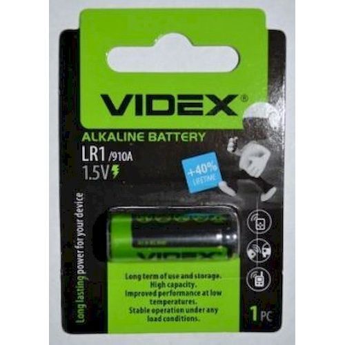 Батарейка LR1 Videx (1шт)
