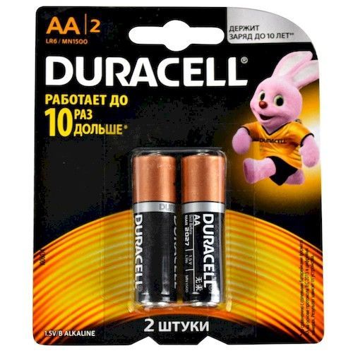 Батарейка LR06 Duracell Basic (2шт)