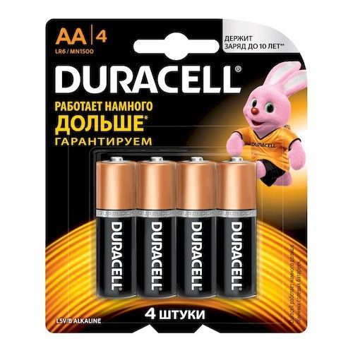 Батарейка LR06 Duracell Basic (4шт)