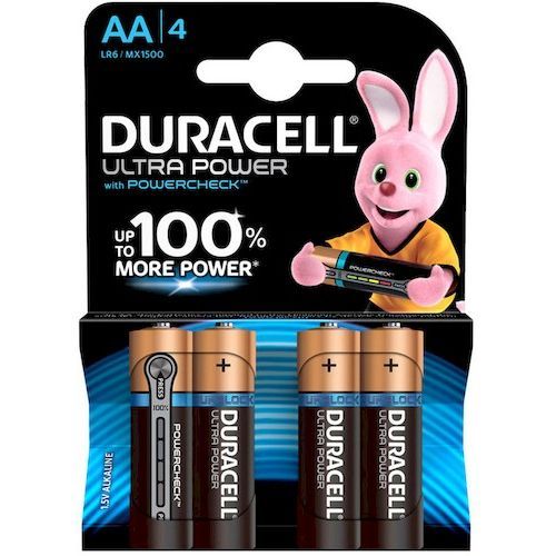Батарейка LR06 Duracell Ultra Power/Optimum (4шт)