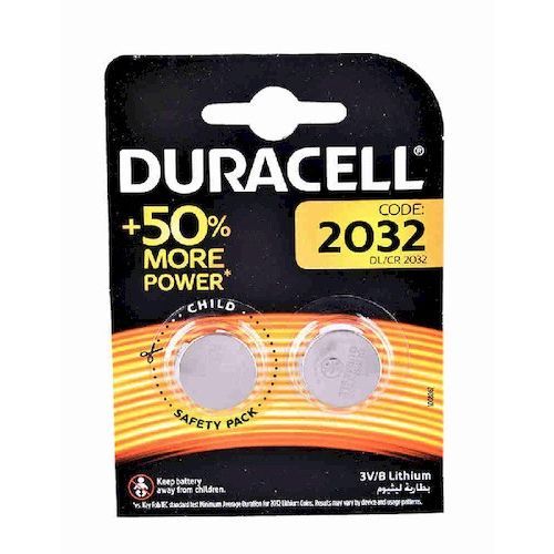 Батарейка CR2032 Duracell Lithium (2шт)