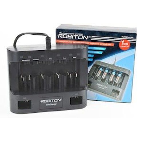 Зарядное у-во Robiton MultiCharger LCD2 (до 6АКБ, AA/AAA/С/D/крона, автомат.)