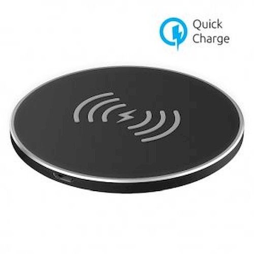 Беспроводное зарядное у-во Olmio Quick Charge black (10Вт)