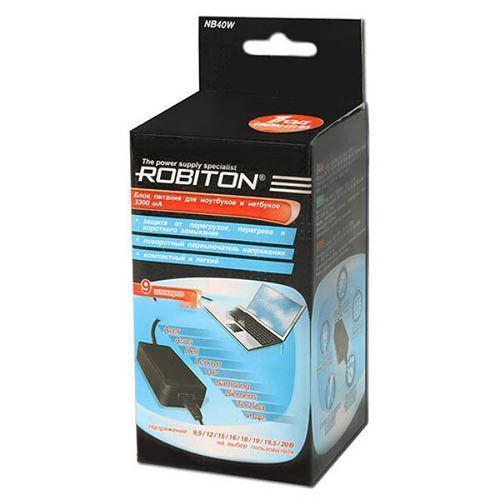 Блок питания Robiton NB40W (220/9,5-20В, 40Вт)