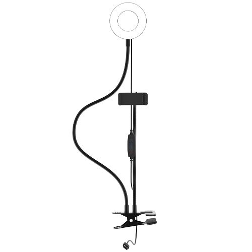 Селфи-кольцо Led Ritmix RRL-091 (d9см, высота 35см, прищепка, USB)