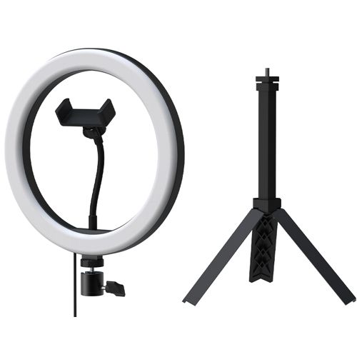 Селфи-кольцо Led Ritmix RRL-262 (d26см, высота 8-33см, USB)