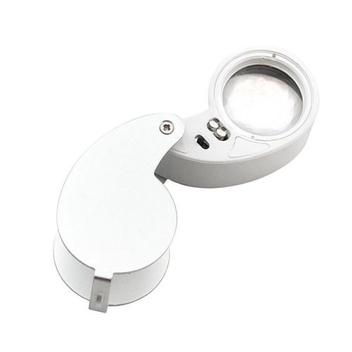 Лупа складная Veber 21011 (d25, 40х, Led)