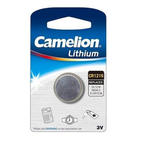 Батарейка CR1216 Camelion Lithium (1шт)