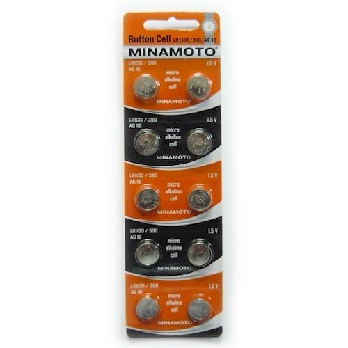 Батарейка AG10/LR1130/LR54/389 Camelion/Minamoto (1шт)